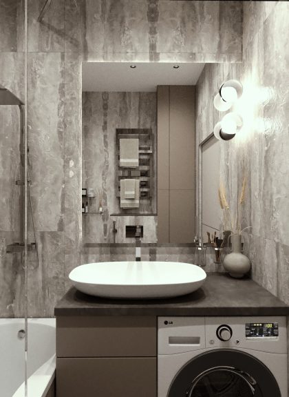 Интерьер квартиры студии 20 м2 в Москве